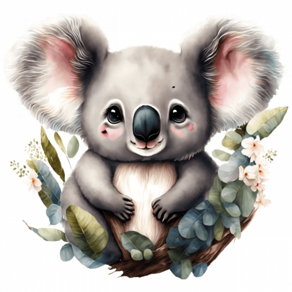 Bügelbild "kleiner Koala"